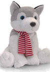 Keel Soft Toy: Husky 30cm with Scarf 30cm sx2306