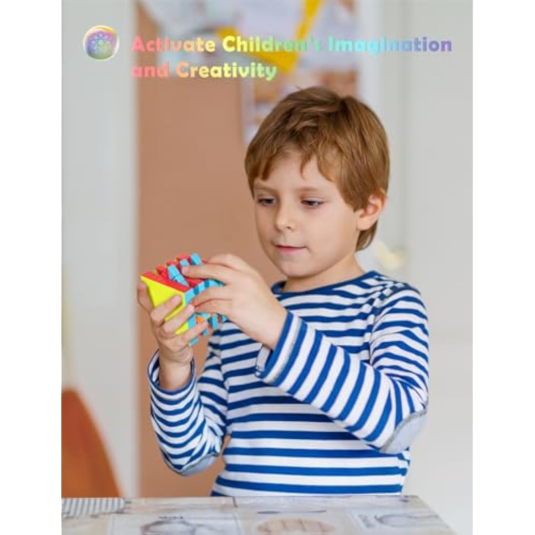 ROXENDA Speed Cube - Fast Smooth Turning Solid Durable & Stickerless Frosted, Best 3D Puzzle Magic Cube Toy - Turns Quicker than Original for kids Gift & Adult & Children(7x7x7 Cube)