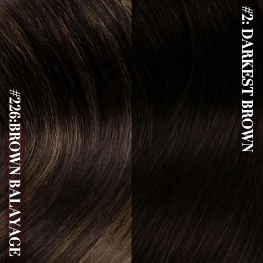 YoungSee 18inch Nano Hair Extensions Real Human Hair Dark Brown Nano Ring Hair Extensions Darkest Brown Everyday Wear Silky Gentle on Hair Natural Look and Feel Pre Bonded Cold Fusion Soft 50S 50g