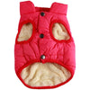 JoyDaog 2 Layers Fleece Lined Super Warm Dog Jacket for Winter Cold Weather,Extra Soft Puppy Vest Windproof Doggie Coat,Pink M