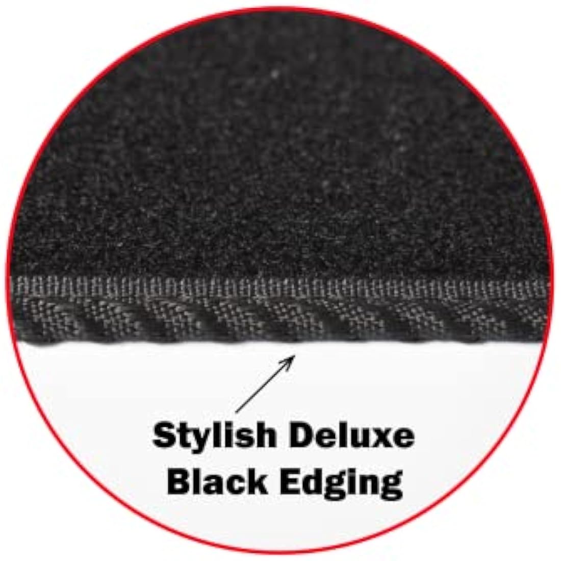 Lusso Carpet Floor Mats for Car | Tailored/Compatible to Fit Mini Cooper R50 R53 from 2001 to 2006 | Front & Rear with Heel Pad | 4-Piece Set (Black Edging)