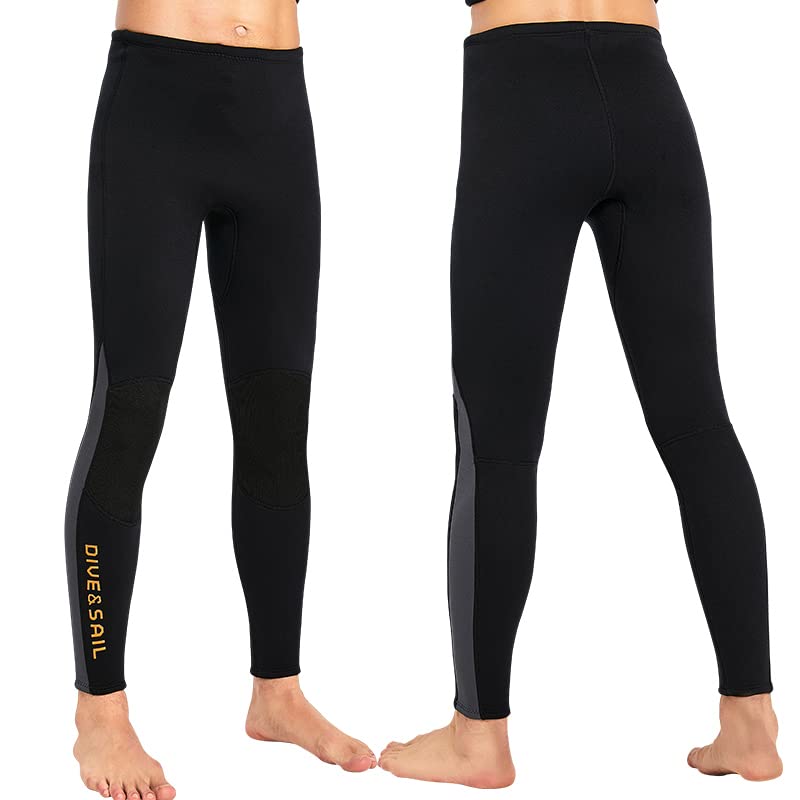 EUPTE 3mm Diving Wetsuit Pants Swimming Pants Leggings for Women Men (L, Women)