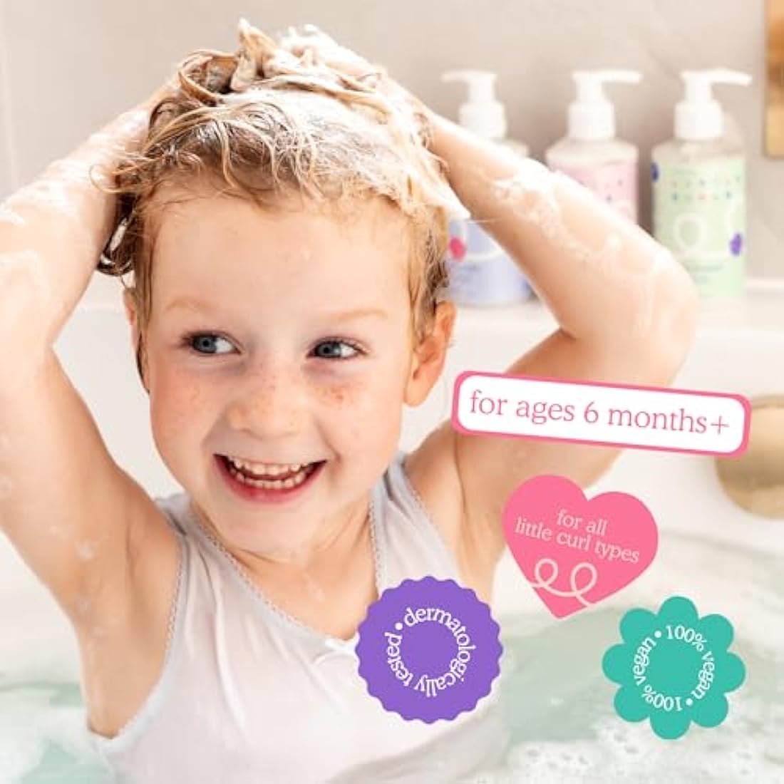 Only Curls Little Bundle – Full-Size 200ml Curly Kids Haircare Set – Detangle, Nourish & Define with Ease – Simple Tangle-Free Haircare Routine for Kids with Curly Hair