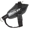 Julius-K9 Dog Harness with Front Control Belt, Black, S/Mini