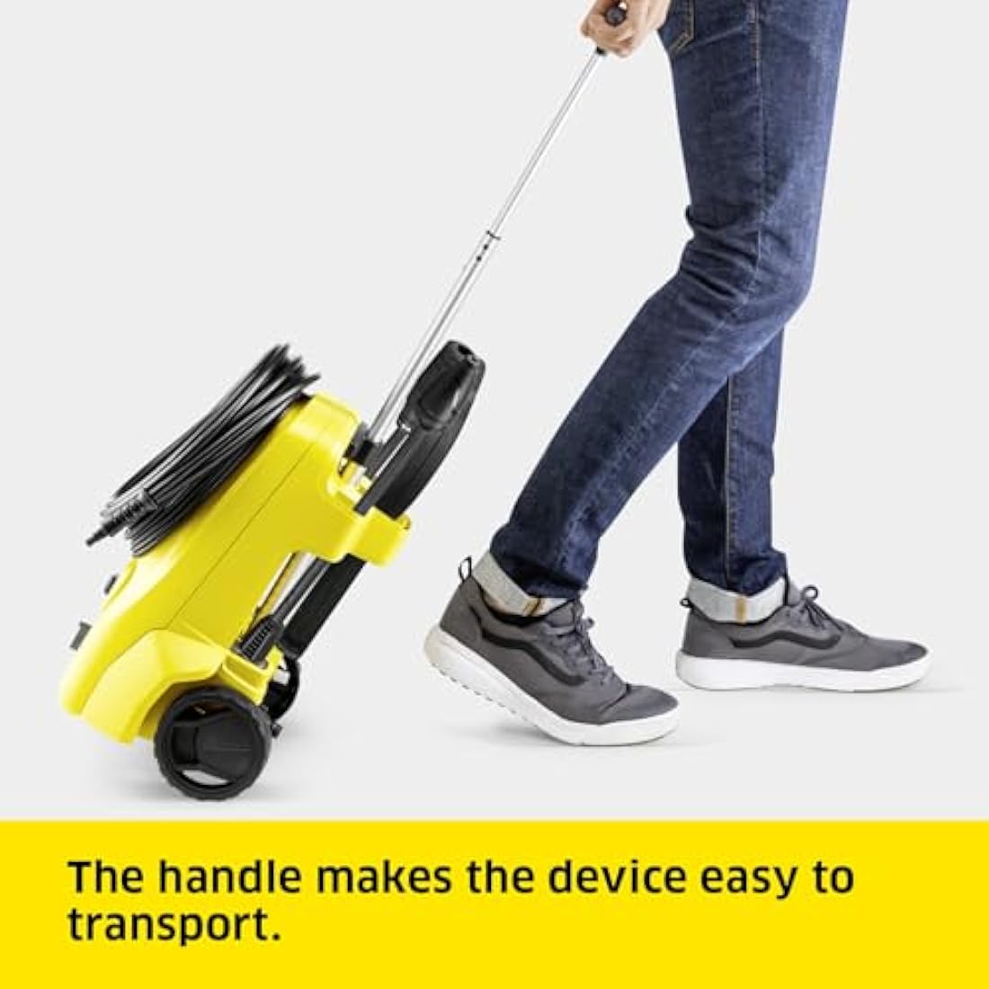 Kärcher K 3 Classic pressure washer, pressure: max. 120 bar, flow rate: 380 l/h, area coverage: 25 m²/h, water filter, weight: 4.2 kg, high-pressure hose and gun, dirt blaster, spray lance