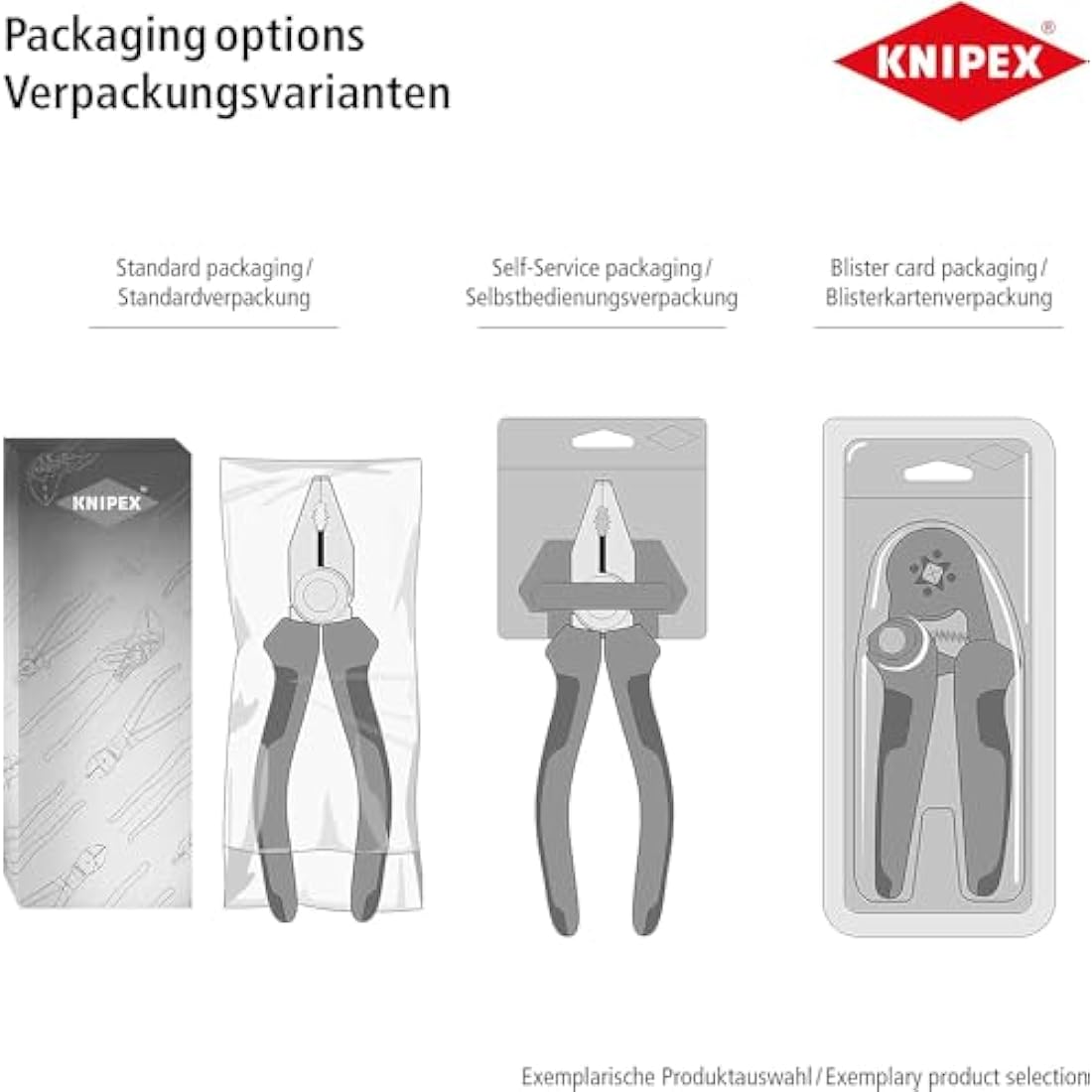 Knipex Long Reach Needle Nose Pliers with transverse profiles black atramentized, plastic coated 280 mm 28 81 280