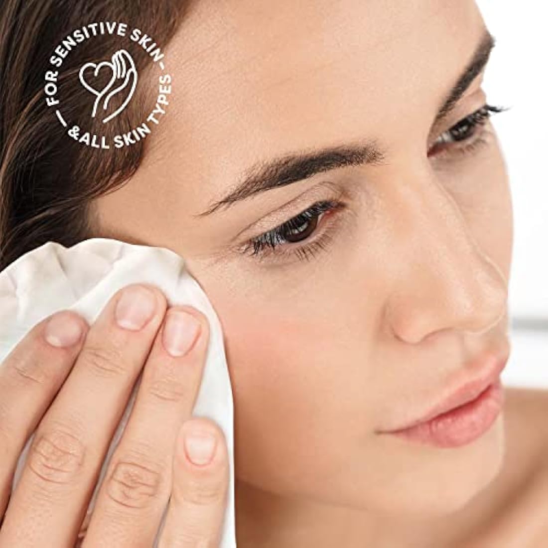 RAWGANIC Pure Cleansing Refreshing Facial Wipes with Aloe Vera and Green Tea | Gentle Soothing Biodegradable Makeup Removal Organic Cotton Wipes | 12 Packs (300 wipes in total)