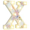 Vimlits Unicorn Light Up Letters, LED Letter Lights Warm White Alphabet Sign Unicorn Gifts for Girls Birthday Unicorn Party Decorations Bedroom Night Light Christmas Valentine Wall Table Decor - X