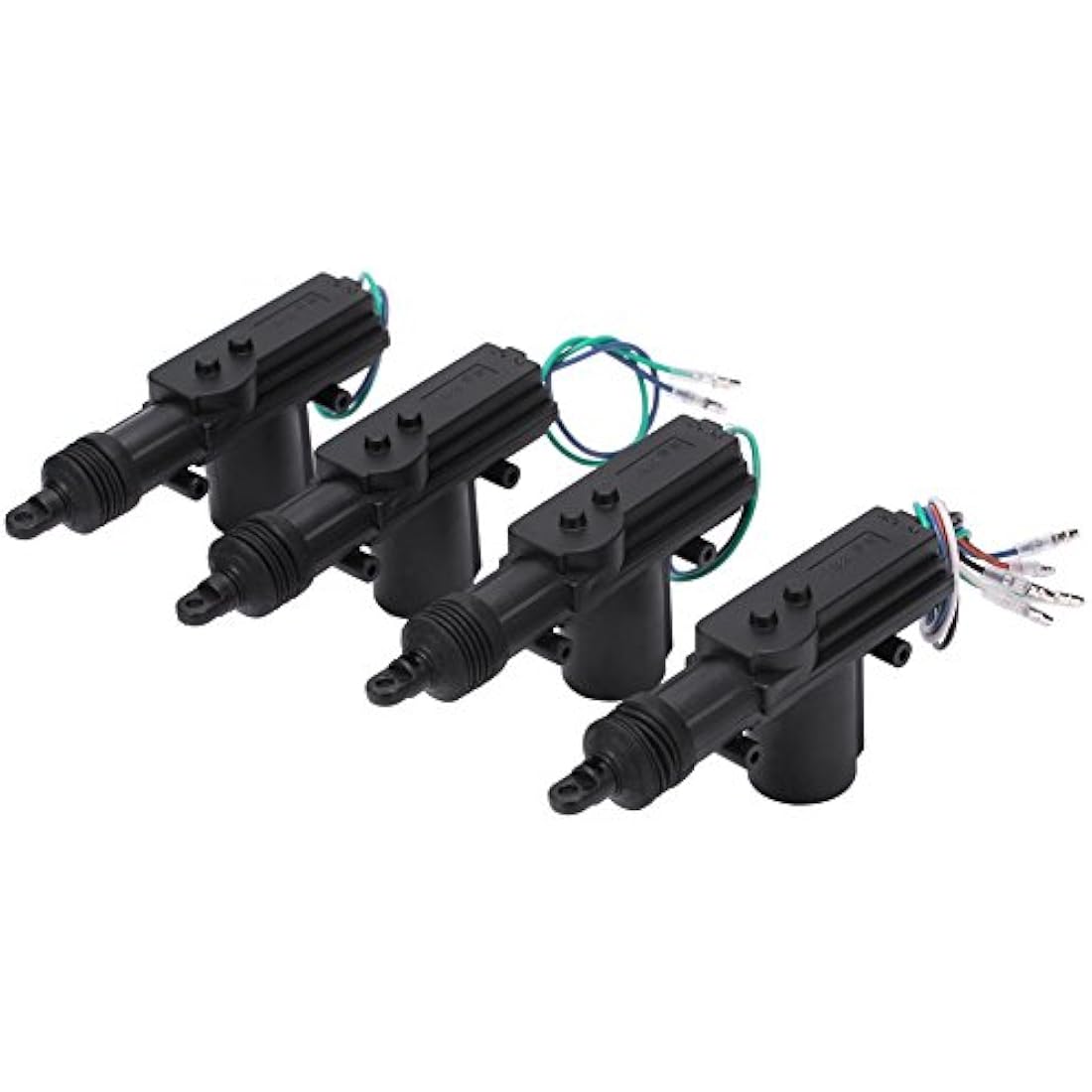 4-Pack Universal 12V Car Remote Central Control Locking Kit, Heavy Duty Power Door Lock Actuator Auto Locking Security Key-free Entry Kit