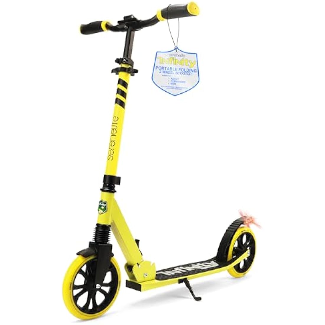 SereneLife, Kick Scooters, Scooter, Kids Scooters, Scooter for Kids Ages 8-12, Girls Scooter, Boys Scooter, Stunt Scooters for Teenagers 11-15, Folding Kick Scooter, Adult Scooters with Big Wheels