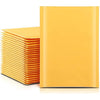 NaXew Padded Envelopes A5, with Easy Tear Strip Peel + Seal Bubble Mailer Bags Postal Wrap Envelope Cushioned Protective Packaging 150 x 215 mm (Yellow A5, 10pcs)