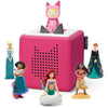 tonies Ultimate Pink Toniebox Disney Bundle including 1 creative & 5 characters Disney Princess- Moana, Little Mermaid, Encanto - Mirabel, Frozen - Elsa, Anna