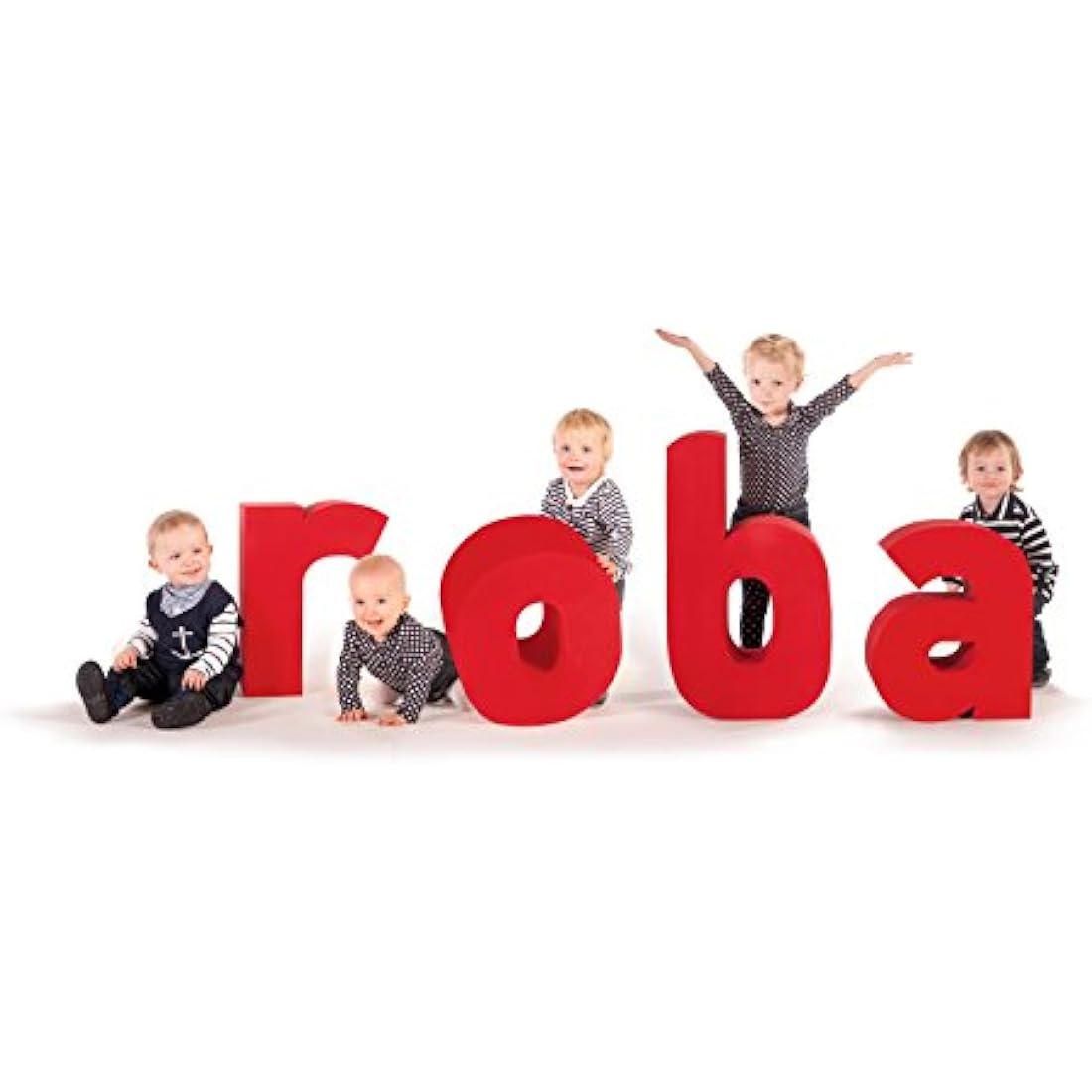 roba Doll Bunk Bed Fienchen - Dividable doll bed including textile equipment - Wood white lacquered