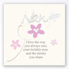 Nan - The Art of Arora Sentiment Wall Art Block