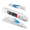 EZARC Reciprocating Saw Blade Bi-Metal Cobalt Sabre Saw Blades for Heavy Metal Cutting 150mm 14TPI R626PM+ 25pcs