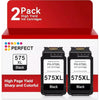 PG575XL Remanufactured Ink Cartridge 2 Black – Compatible with Canon PIXMA TS3550i TS3551i TR4750i TR4751i – Replacement for Canon PG-575XL High Yield Ink