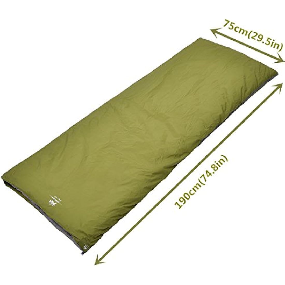 BESTEAM Envelope Outdoor Sleeping Bag Camping Travel Hiking Multifuntion Ultra-light (Army Green)