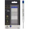 Parker Ballpoint Pen Refills | Medium Point | Blue QUINKflow Ink | 6 Count Value Pack