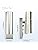 Allesgute Outdoor Wall Light Dusk Till Dawn Sensor Up and Down Outside Lights Mains Powered 240V IP44 Stainless Steel Outdoor Wall Lamp for Porch, Incl. 2X 5W GU10 Bulbs Warm White