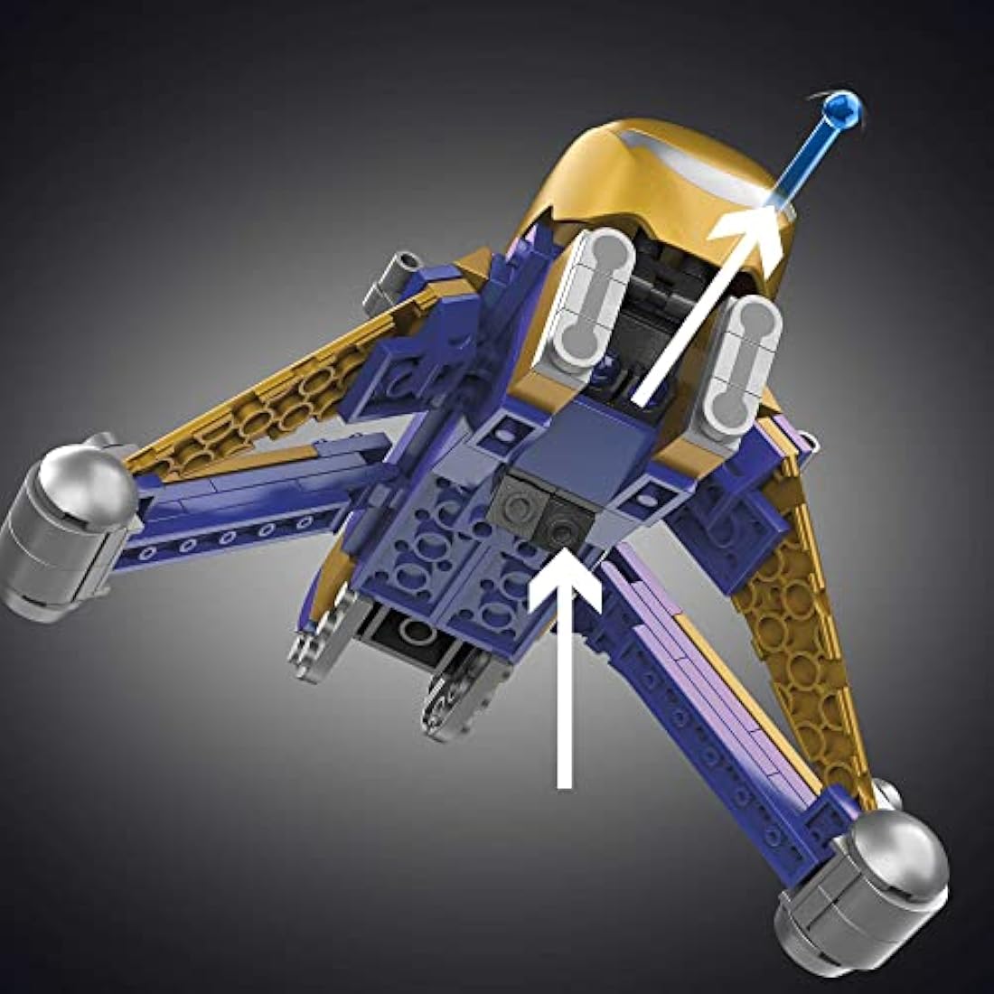 MEGA Halo Arbiter's Quest Banshee Vehicle Halo Infinite Construction Set, Building Toys for Boys