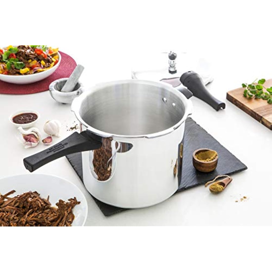 Prestige Aluminium Pressure Cooker, 4L, Silver