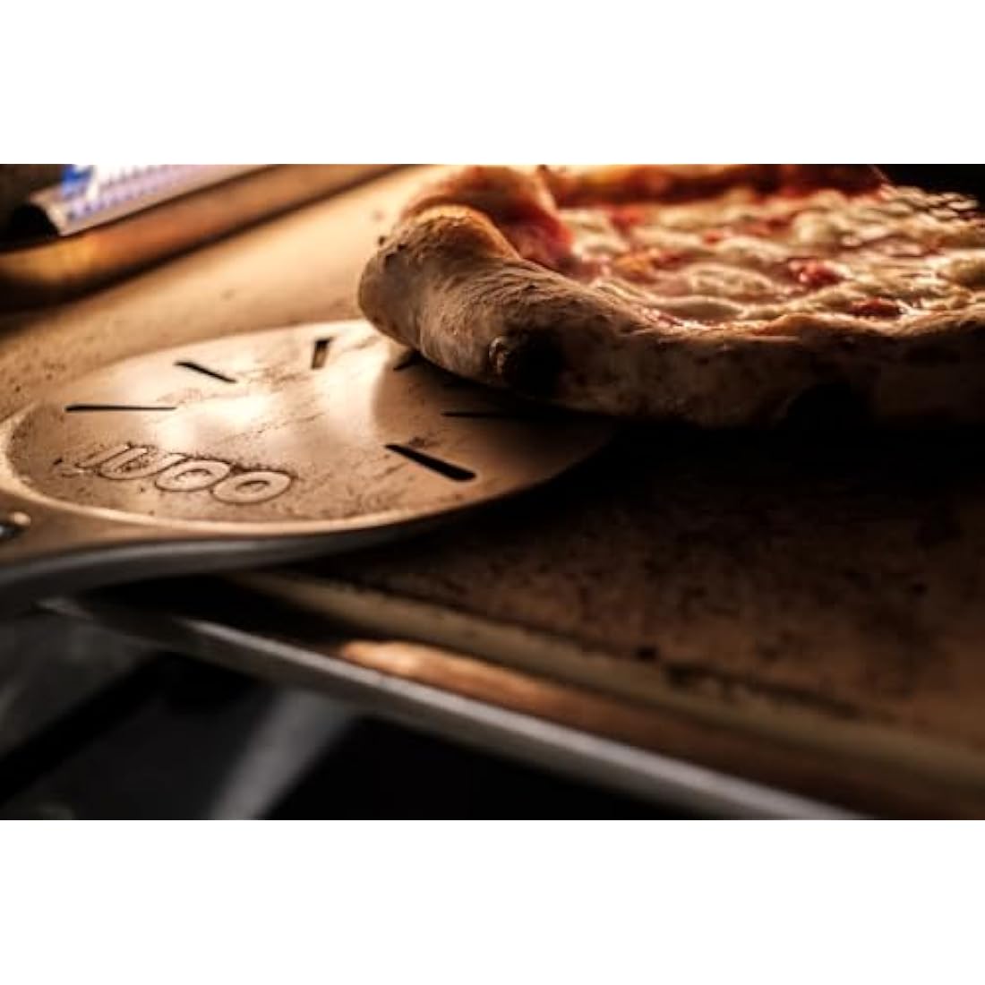 Ooni Pizza Turning Peel - 7 Inch Round Pizza Turner, Long Handle and Lightweight Pizza Peel Turner