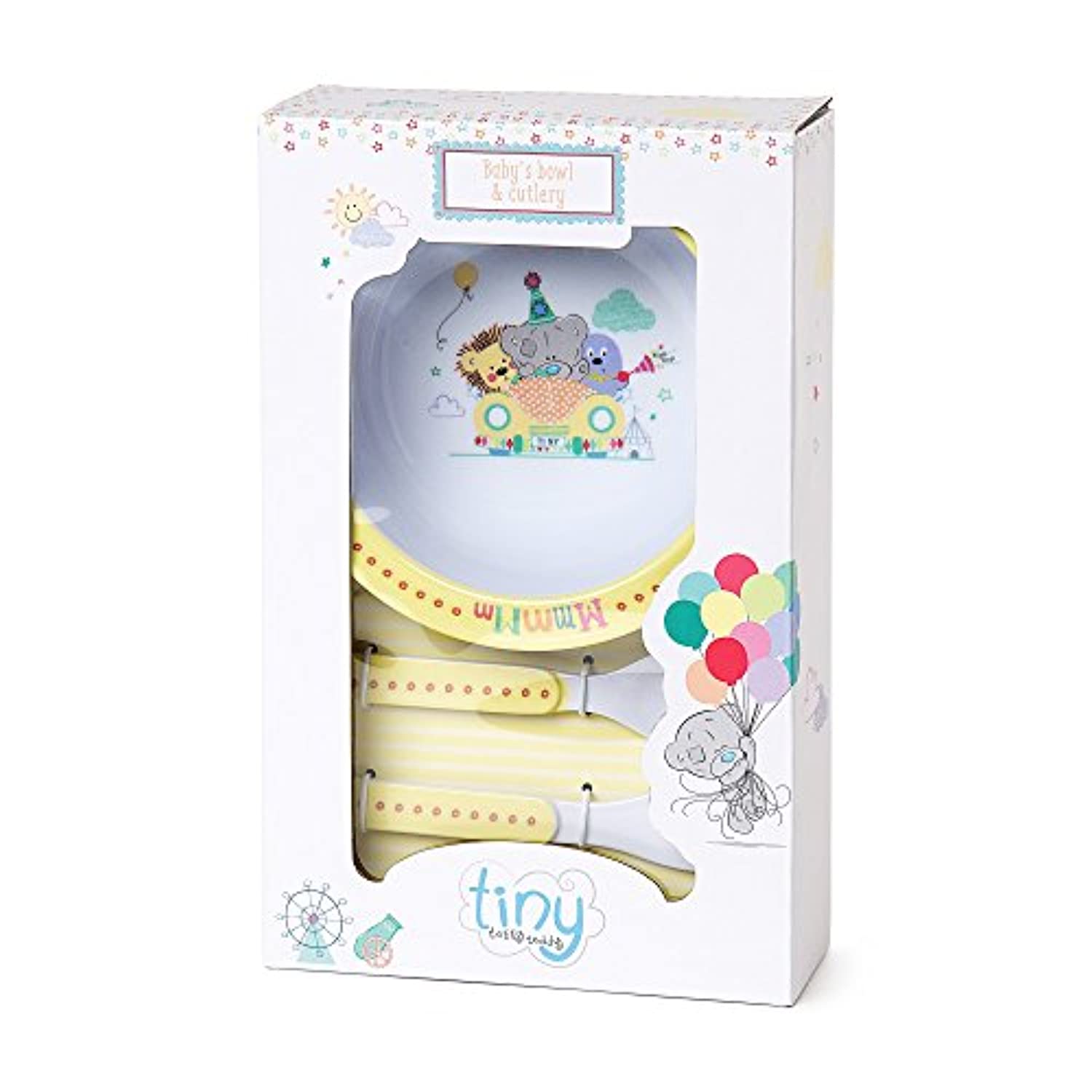 Me to You Tiny Tatty Teddy Baby Bowl, Spoon & Fork Dinnerware Set