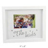 MDF Photo Frame with "The Kids" Cut out mount White