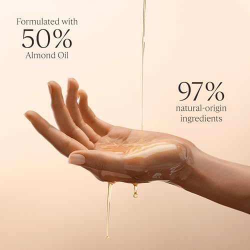 L'OCCITANE Almond Supple Skin Oil 100ml, 50% Pure Almond Oil for Deep Hydration & Glow, Vegan, Fast-Absorbing Body Oil, Luxury Clean Beauty Skincare for Soft, Supple Skin