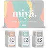 MIYA LASH 2 in 1 Lash Lift & Brow Lamination Lotion Set | Sachet Refill for Lash Lift Kit & Eyebrow Perm | Fast Acting 3-Step Lifting, Setting Lotions with Nutrition Serums | 10 Treatments | Salon Use