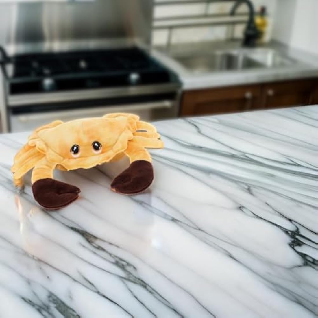 Deluxe Paws 100% Recycled Plush Eco Sealife Toys (25cm Crab)