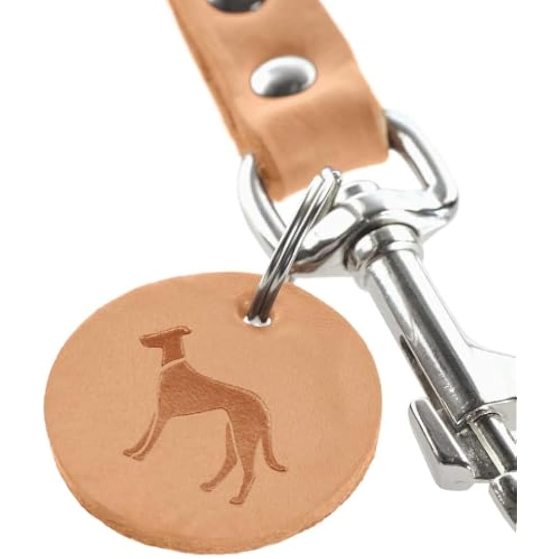 HUNTER Training leash, 20/200 Soft genuine cow leather, dark brown