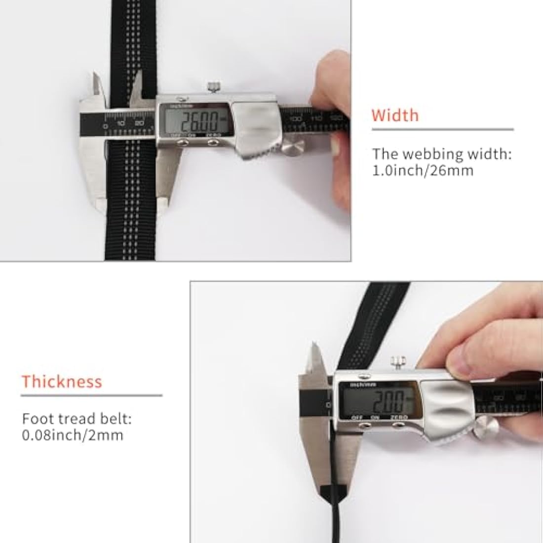 NewDoar UIAA & CE Certified 1 inch Nylon Tubular Webbing Tube/Tubular Climbing Webbing - Heavy Duty Strap for Rescue, Climbing, Harnesses, Rock Work & Firefighting