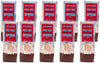 Kingsbridge Hot Chocolate Spoons - Belgian Milk Choc & Marshmallows, 10 Pack | Choc Block with Wooden Stirrer & Added Sweet Treats | Gifts for Birthdays, Special Occasions or Sleepovers