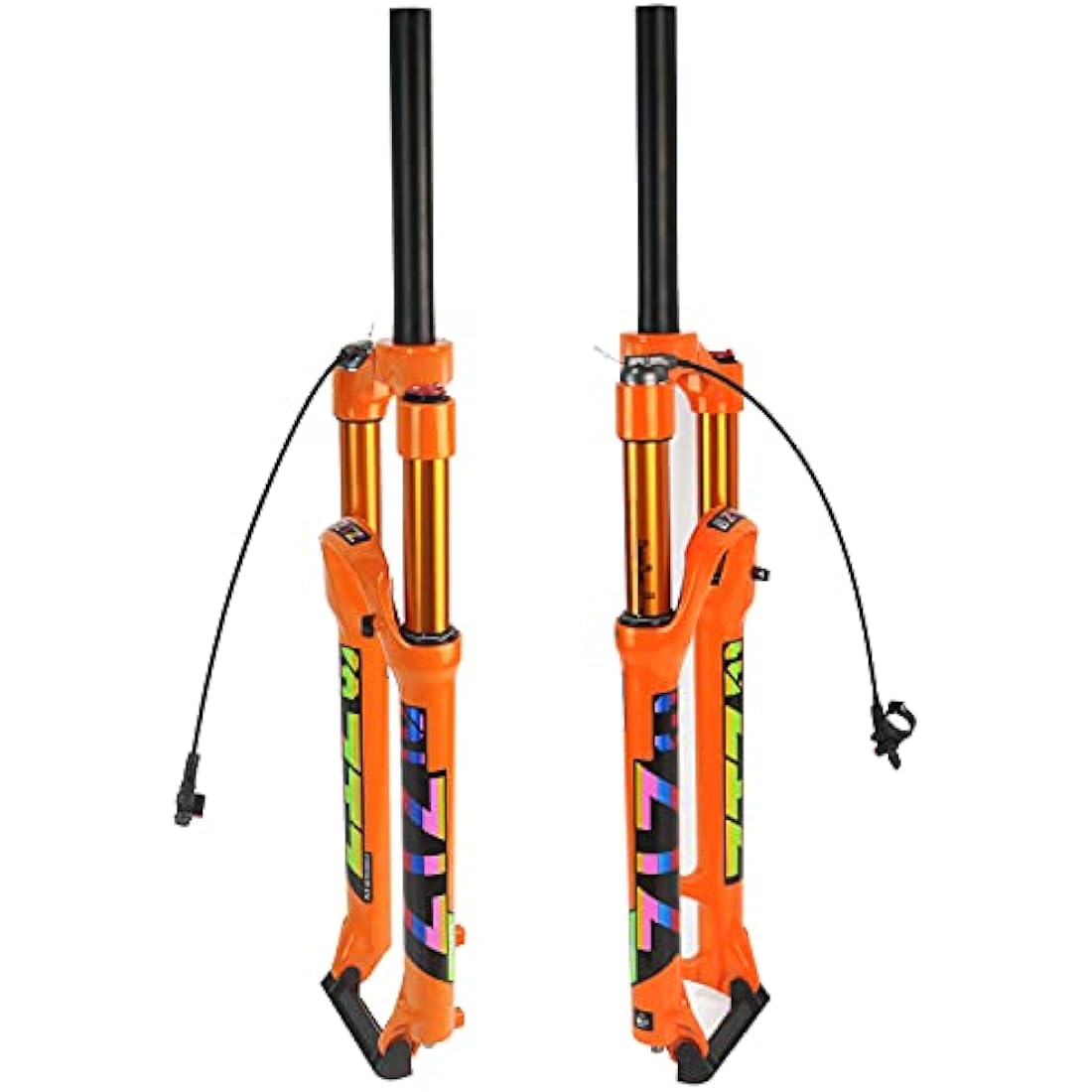 splumzer Mountain Front Fork Air Pressure Shock Absorber Fork Fork Bicycle Accessories Magnesium Alloy 26/27.5/29 Shoulder Control