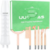 High Frequency Wand - UUPAS High Frequency Facial Wand with 6 Different Neon Tubes for Face/Hair/Body - Home Use Skin Tightening Machine Device for Acne Firming Skin Rejuvenation Wrinkle Removal