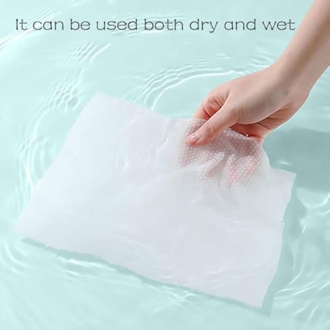 Cayxenful Disposable Face Towel Face Cloths for Washing Soft Cotton Dry Wipes Facial Cloths Towelettes for Washing and Drying, 600 Count Facial Tissue for Cleansing, Skincare and Makeup Remover