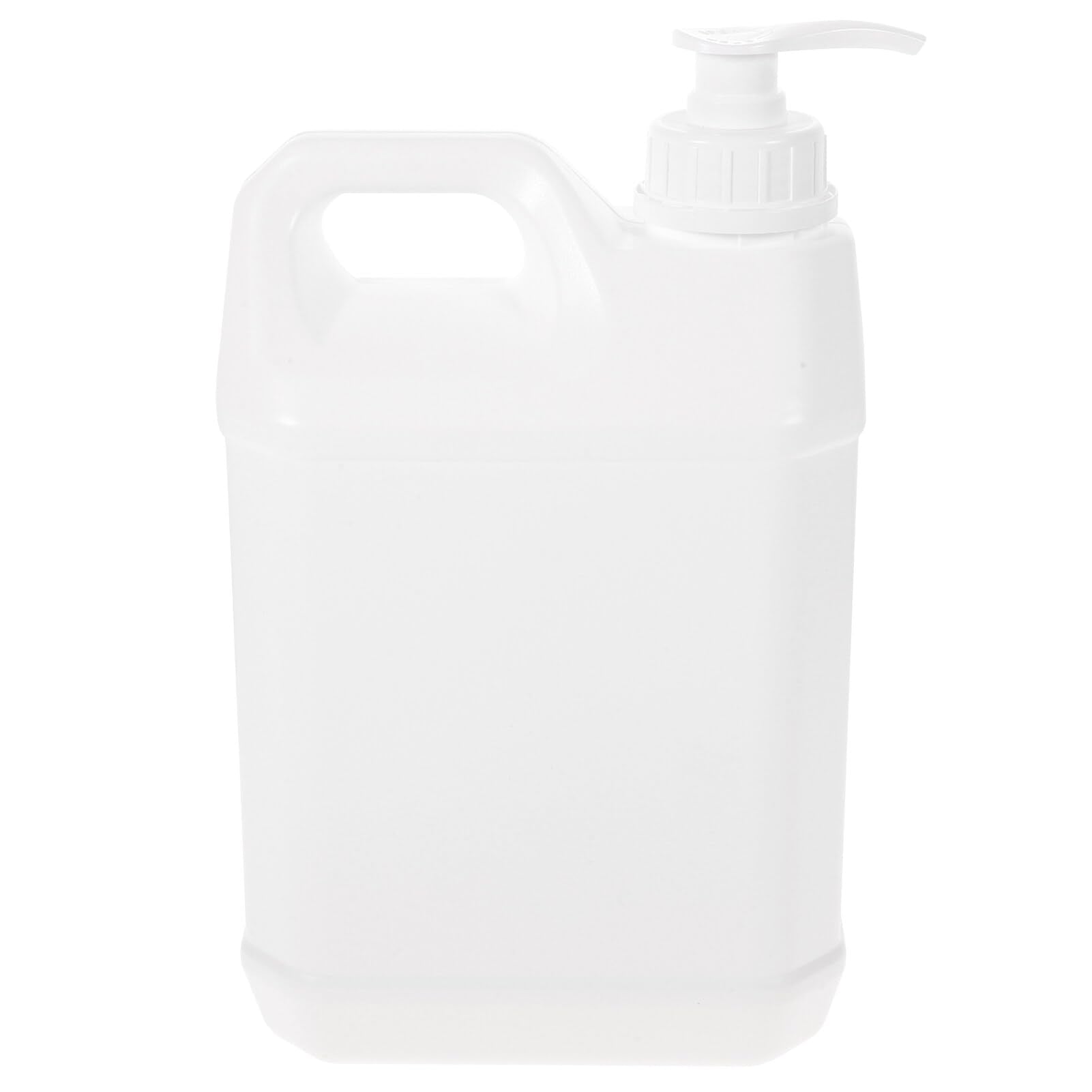 YARNOW 2.5L Pump Bottle Dispenser with Mechanical Spring Pressure and Anti-Theft Seal Refillable Chemical Storage Container for Household and