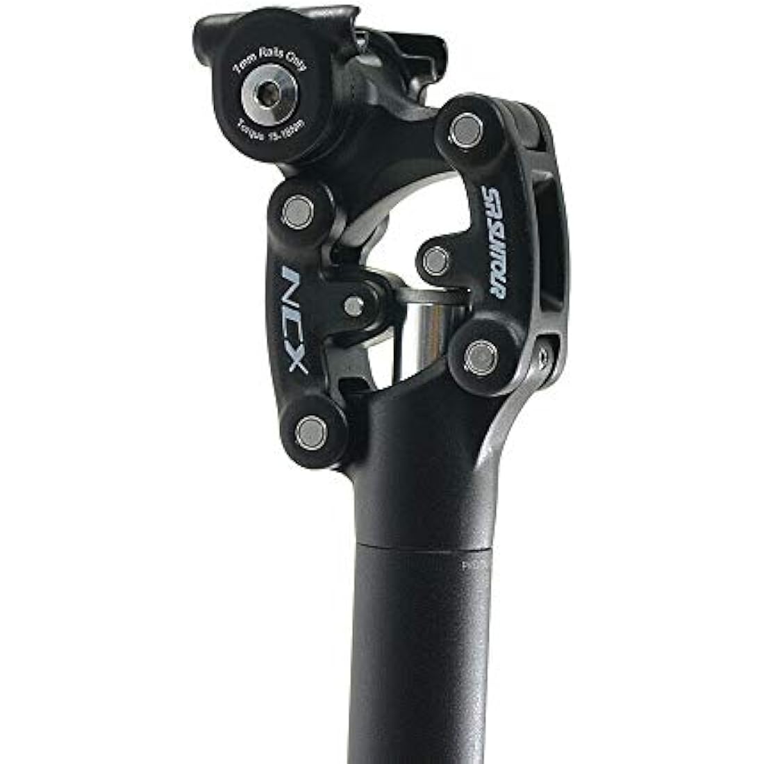 SR SUNTOUR SP12 NCX Suspension Seat Post with Protective Cover 27.2X400mm,Black, VK1918