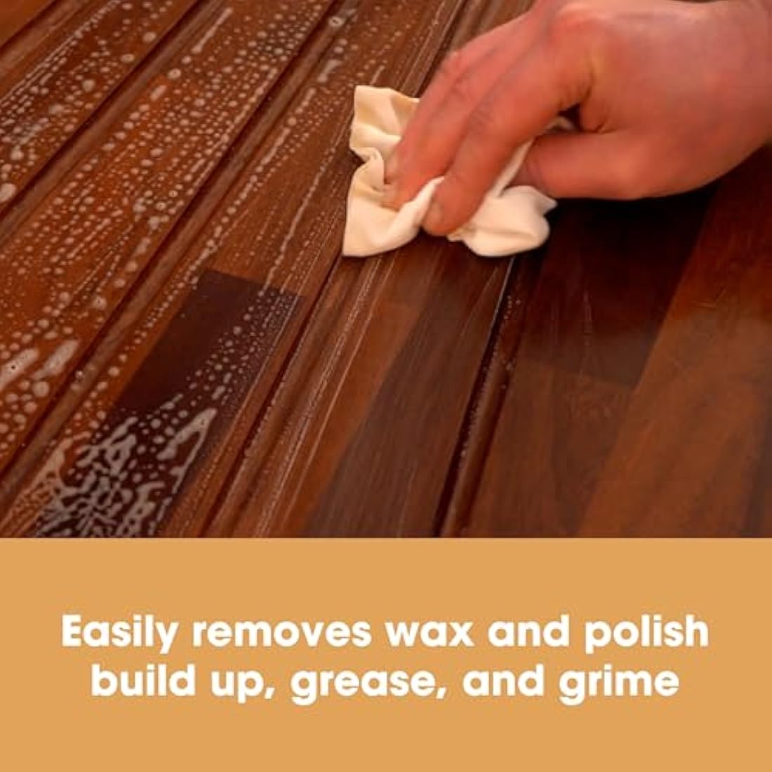 Furniture Clinic Wood Cleaner | Restore & Clean Wooden Floors, Furniture, Blinds, Doors, Decking and Many other Wood Surfaces - Easily Remove Wax & Polish Build up, Grease and Grime (5000ml)