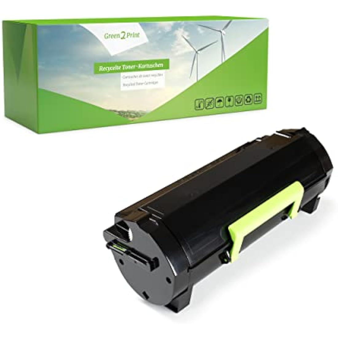 Green2Print Toner black 8500 pages replaces Lexmark 51B0HA0, 51B2H00 Toner cartridge for Lexmark MS417DN, MS517DN, MS617DN, MX417DN, MX517DE, MX617DE