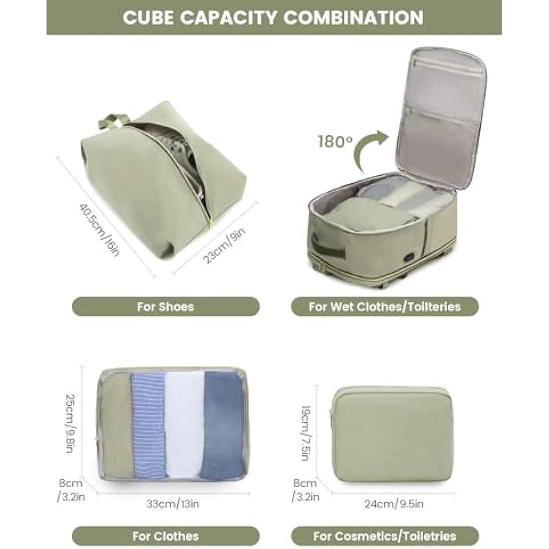 LOVEVOOK Cabin Backpack for Travelling 40L Hand Luggage Rucksack Bag for Women Waterproof Weekend Overnight Carry On Bag 17 inch Laptop Backpack Large Ladies Maternity Hospital Bag