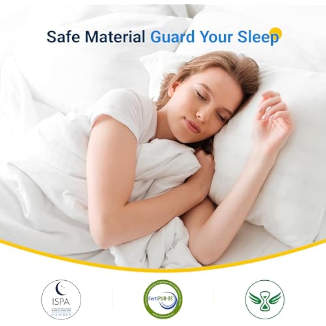 Avenco 3FT Single Mattress 8 Inch Pocket Sprung Mattress Medium Soft Motion Isolation Spring Mattress with CertiPUR-US Foam & Oeko-Tex Fabric 90x190x20cm