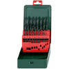 Metabo 627151000 HSS-R Twist Drills (19 pcs.), Green