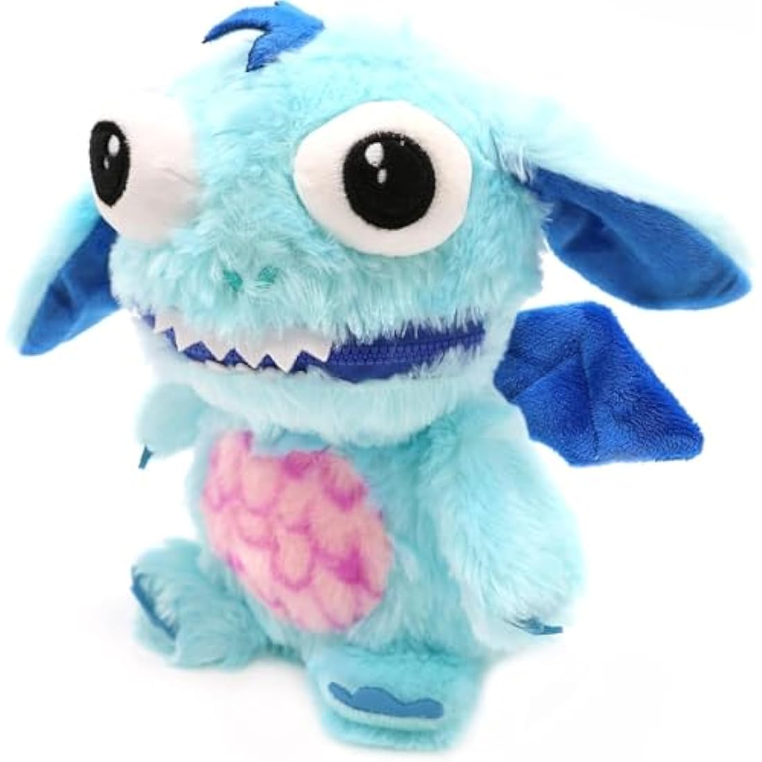 Worry Yummy Monster Children's Soft Toy - 28cm (11") Soft Cuddly Toy For Kids - Boys & Girls Anxiety, Stress & Fear Reducing Sleep Companion - Blue 'Marvin'