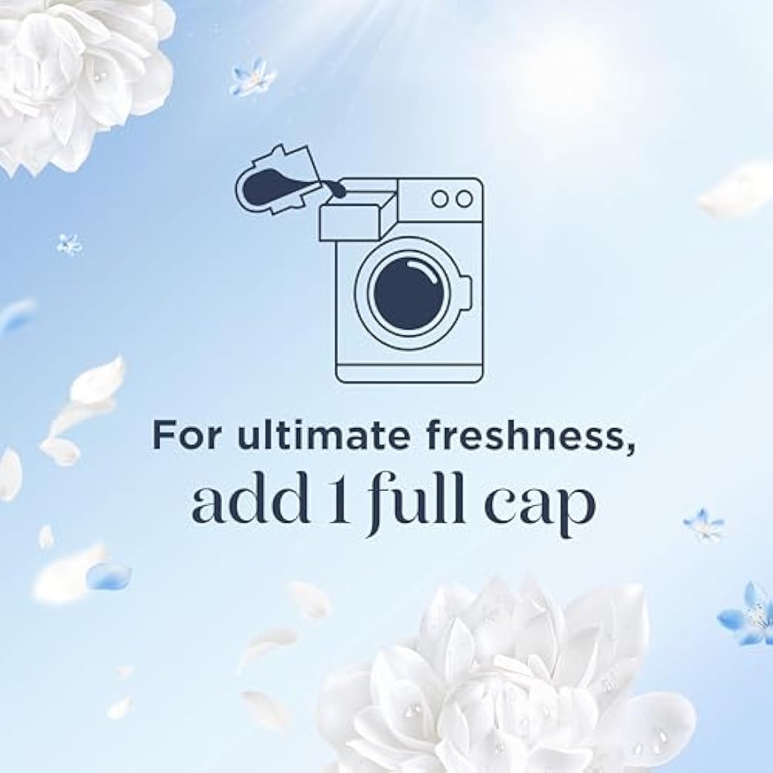 Comfort Pure Sensitive Fabric Conditioner dermatologically tested gentle next to sensitive skin 160 washes (4.8 L)