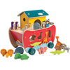 Tender Leaf Toys Noah's Shape Sorter Ark - Wooden Animal Shape Sorting Game