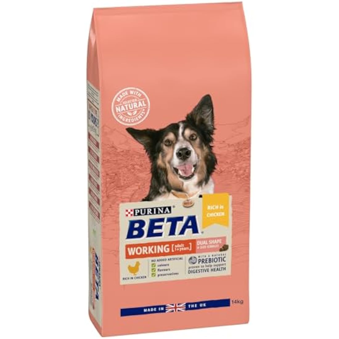 Beta Working Dog Chicken Dry Dog Food 14Kg