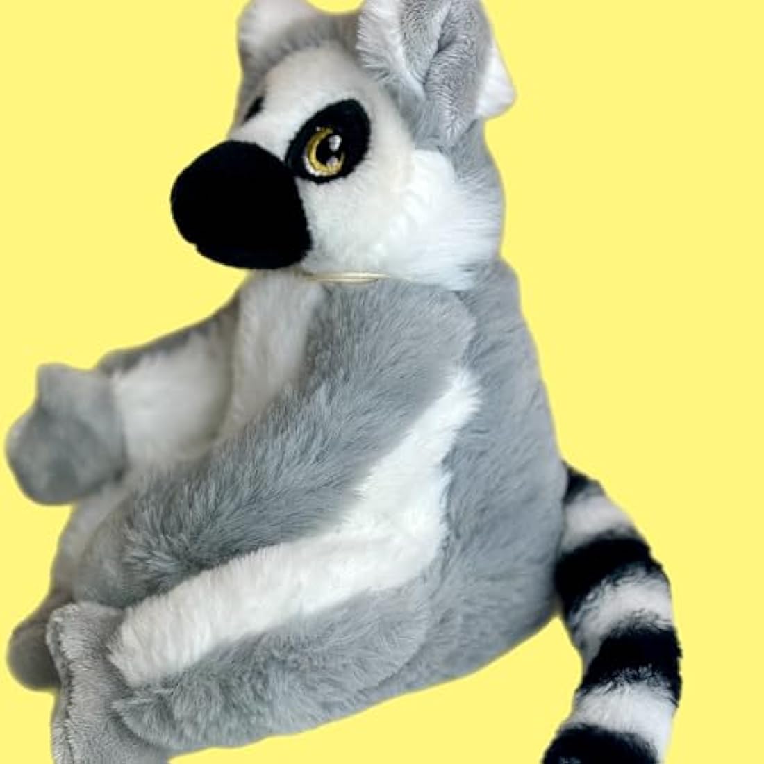 Deluxe Paws Plush Cuddly Soft Eco Toys 100% Recycled (Lemur)