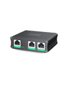 LINOVISION Industrial 2 Ports Gigabit PoE Extender, Passthrough and Split 30W POE to two PoE Cameras or Wireless APs, PoE Repeater or Booster to